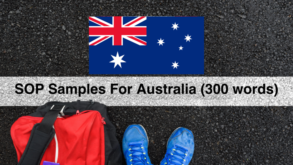 SOP Sample For Australia (300 Words)